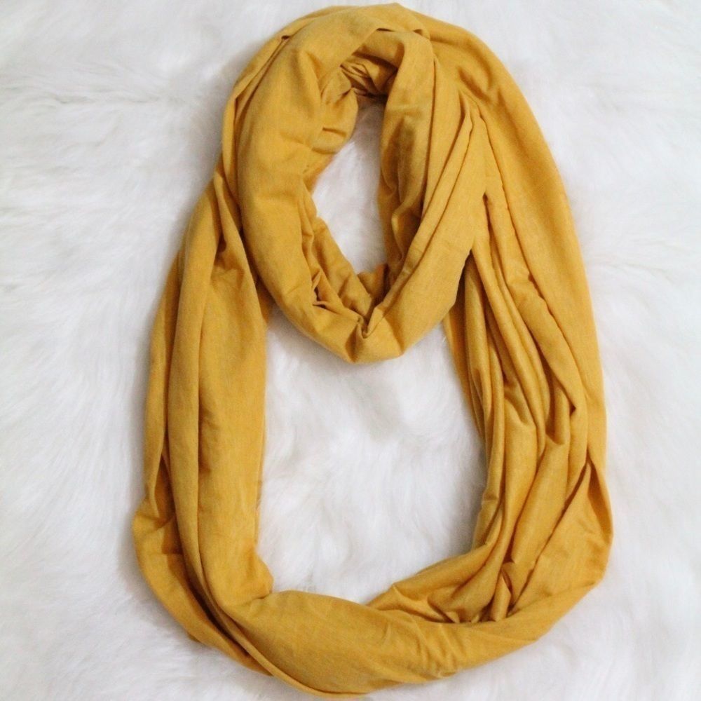 Mustard Infinity Scarf  